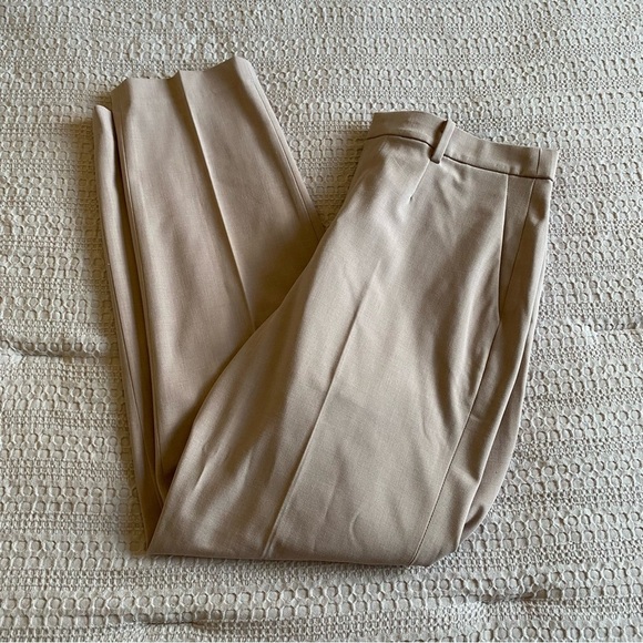 Uniqlo Smart Ankle Pants 2-Way Stretch Size Small Light Pink Office Casual Comfy - Picture 4 of 11